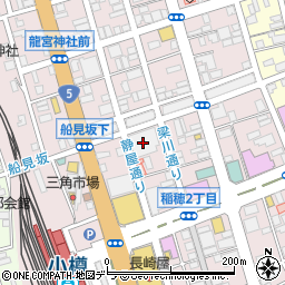 小樽グランドパレス周辺の地図