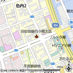 花ごころ小樽店周辺の地図