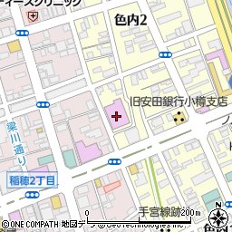 小樽市民センター（マリンホール）周辺の地図