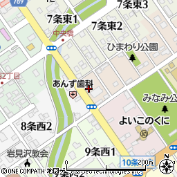 北燃商事株式会社　岩見沢センター施設課周辺の地図