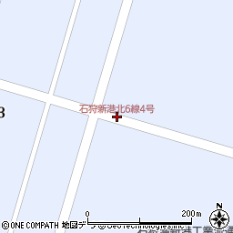 石狩新港北6線4号周辺の地図