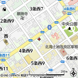 ホワイト急便岩見沢本店周辺の地図