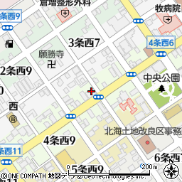 株式会社北海道アルバイト情報社　岩見沢営業所周辺の地図