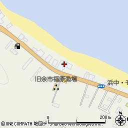 堀内水産食品株式会社　余市第２工場周辺の地図