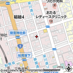 田中繊維　本店周辺の地図
