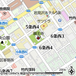 願王寺周辺の地図