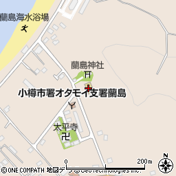 蘭島福祉会蘭島保育園周辺の地図