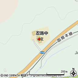 小樽市立忍路中央小学校周辺の地図
