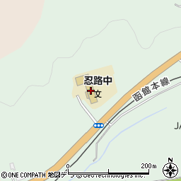 小樽市立忍路中学校周辺の地図