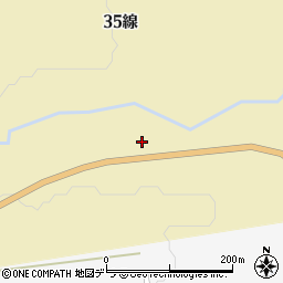 北海道釧路市阿寒町西徹別３５線周辺の地図