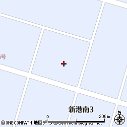 株式会社カナモト　石狩営業所周辺の地図