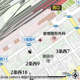 日盛ビル管理株式会社　岩見沢営業所周辺の地図