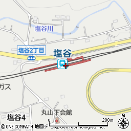 北海道小樽市周辺の地図