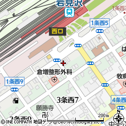 こくみん共済ｃｏｏｐ　道央支店岩見沢支所周辺の地図