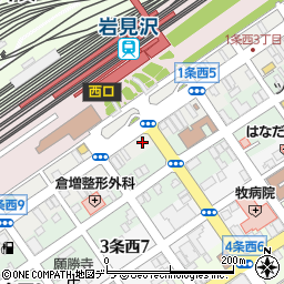 ツルハドラッグ岩見沢駅前店周辺の地図