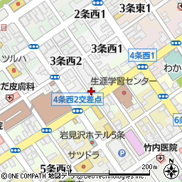 アフラック募集代理店株式会社　トーア・岩見沢営業所周辺の地図