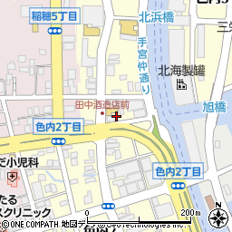 北海道小樽市色内3丁目2周辺の地図