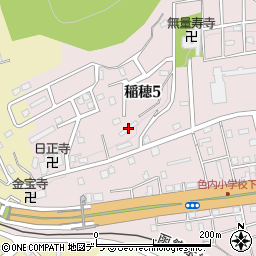 北海道共済組合職員住宅５７共周辺の地図