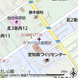空知信用金庫鉄北支店周辺の地図