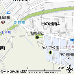 相馬神社周辺の地図