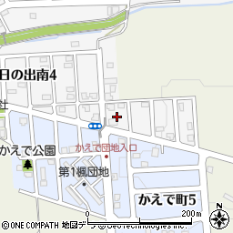 北海道岩見沢市日の出南4丁目8周辺の地図