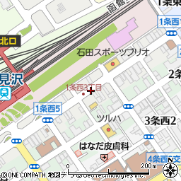 ケンゾーコーヒー社　岩見沢店周辺の地図