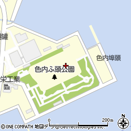 北海道小樽市色内周辺の地図