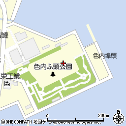 北海道小樽市色内周辺の地図