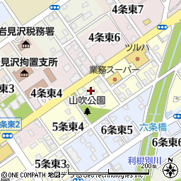 株式会社岩見沢パーキングセンター周辺の地図