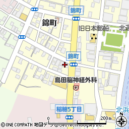北海道信用金庫高島支店周辺の地図