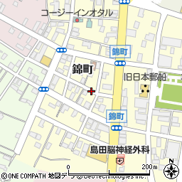 〒047-0039 北海道小樽市錦町の地図