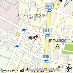 小樽錦町郵便局周辺の地図