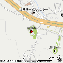 徳源寺周辺の地図