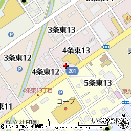 札幌トヨペット株式会社　岩見沢マイカーセンター周辺の地図