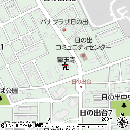 醫王寺周辺の地図