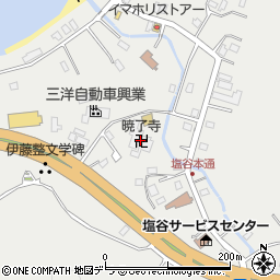 暁了寺周辺の地図