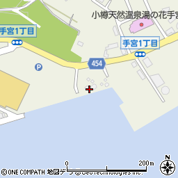 北海道小樽市手宮周辺の地図