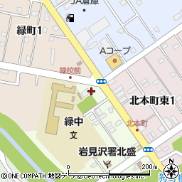 セブンイレブン岩見沢北本町西店周辺の地図