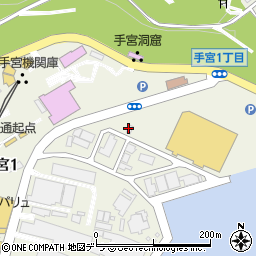 あっぱれ手宮店周辺の地図