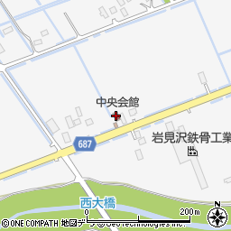 中央会館周辺の地図