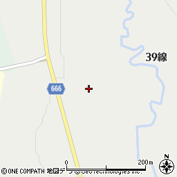 北海道釧路市阿寒町共和３９線周辺の地図