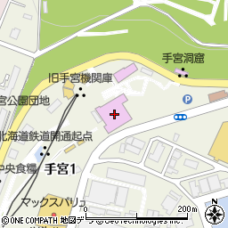 小樽市役所　小樽市教育委員会総合博物館本館周辺の地図