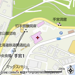 小樽市総合博物館　本館周辺の地図