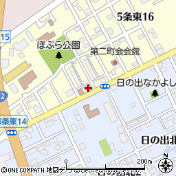 北海道岩見沢市５条東15丁目44周辺の地図