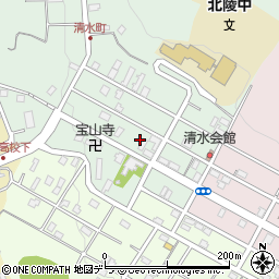 北海道小樽市清水町8-23周辺の地図