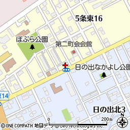 北海道岩見沢市５条東15丁目46周辺の地図