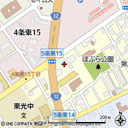 北海道岩見沢市５条東15丁目5周辺の地図