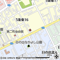 北海道岩見沢市５条東16丁目116周辺の地図