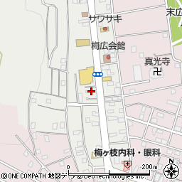 北海道小樽市梅ケ枝町8-20周辺の地図