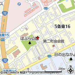 北海道岩見沢市５条東15丁目15周辺の地図